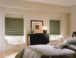 Satin Roman Shades