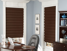 Lumina Suede Roman Shades