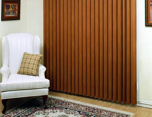 Aspen Faux Wood Vertical Blinds