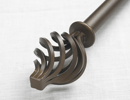 Torche1 Inch Wrought Iron Drapery Rod
