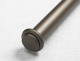 Grande End Cap 1 1 2 Inch Wrought Iron Drapery Rod