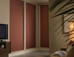 Room Darkening Pleated Shades w/ No Holes Privacy