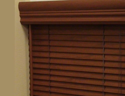 1 inch faux wood blinds