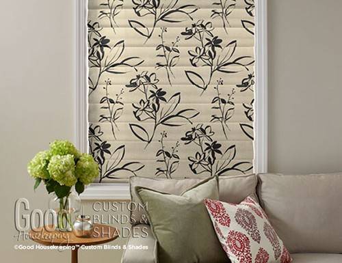 Good Housekeeping Floral Roman Shades