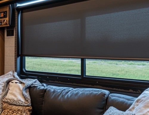 Screen RV Roller Shades