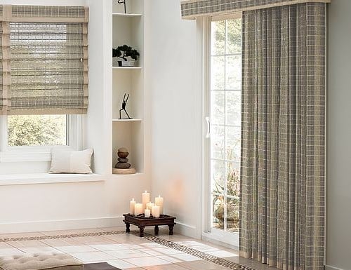 Bali Natural Woven Wood Drapes