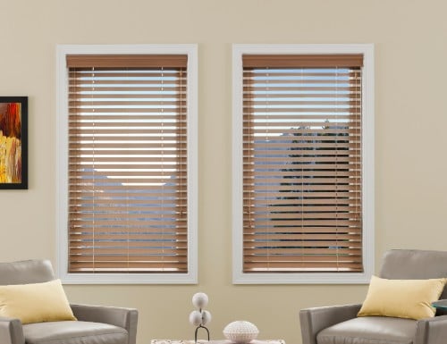 Designer 2 1/2" Faux Wood Blinds