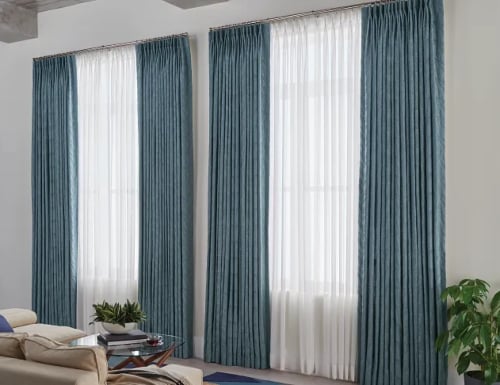Bali Inverted Pleated Custom Drapery