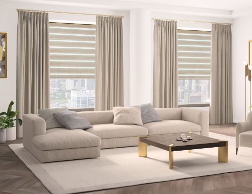 Solid, Pattern & Floral Pleated Drapes