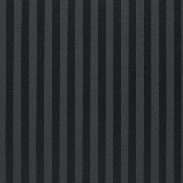 Room Darkening Satin Stripe Black Ink