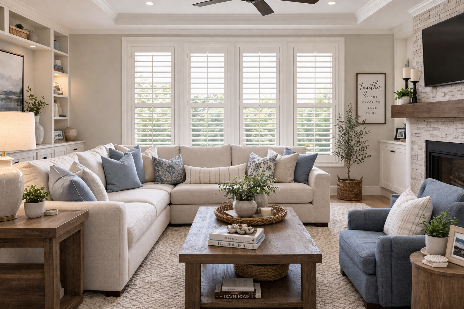 Best Rooms for Real Wood Shutters image