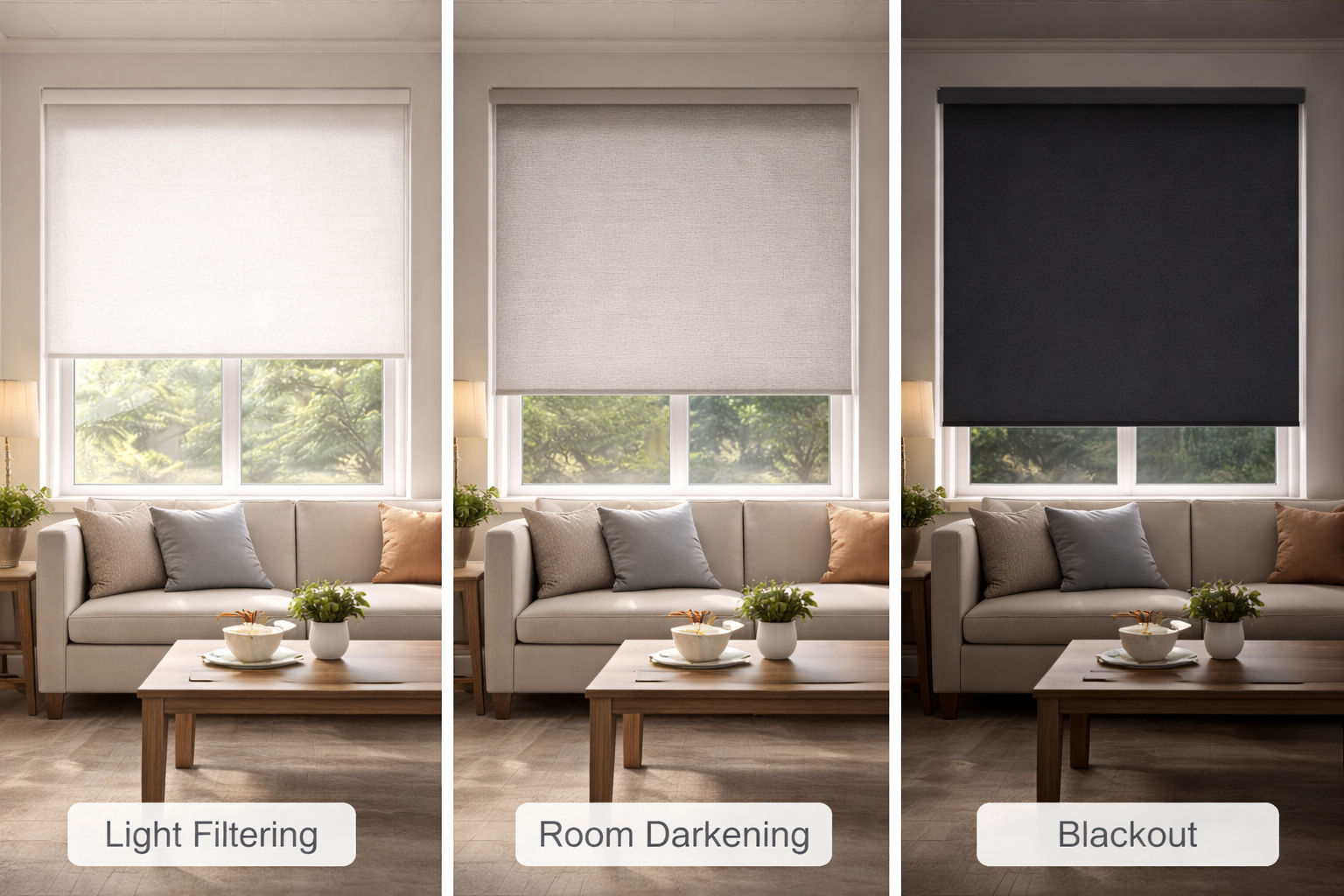 Light Filtering vs Room Darkening vs Blackout image