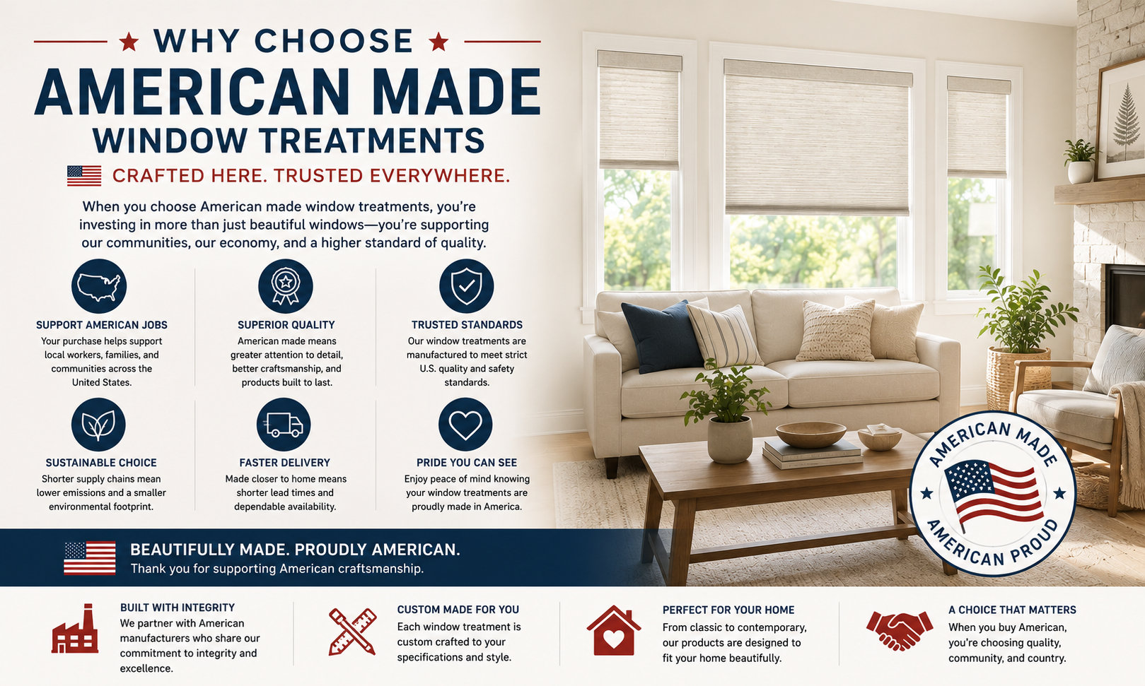 Why Buy American Made Window Treatments? image