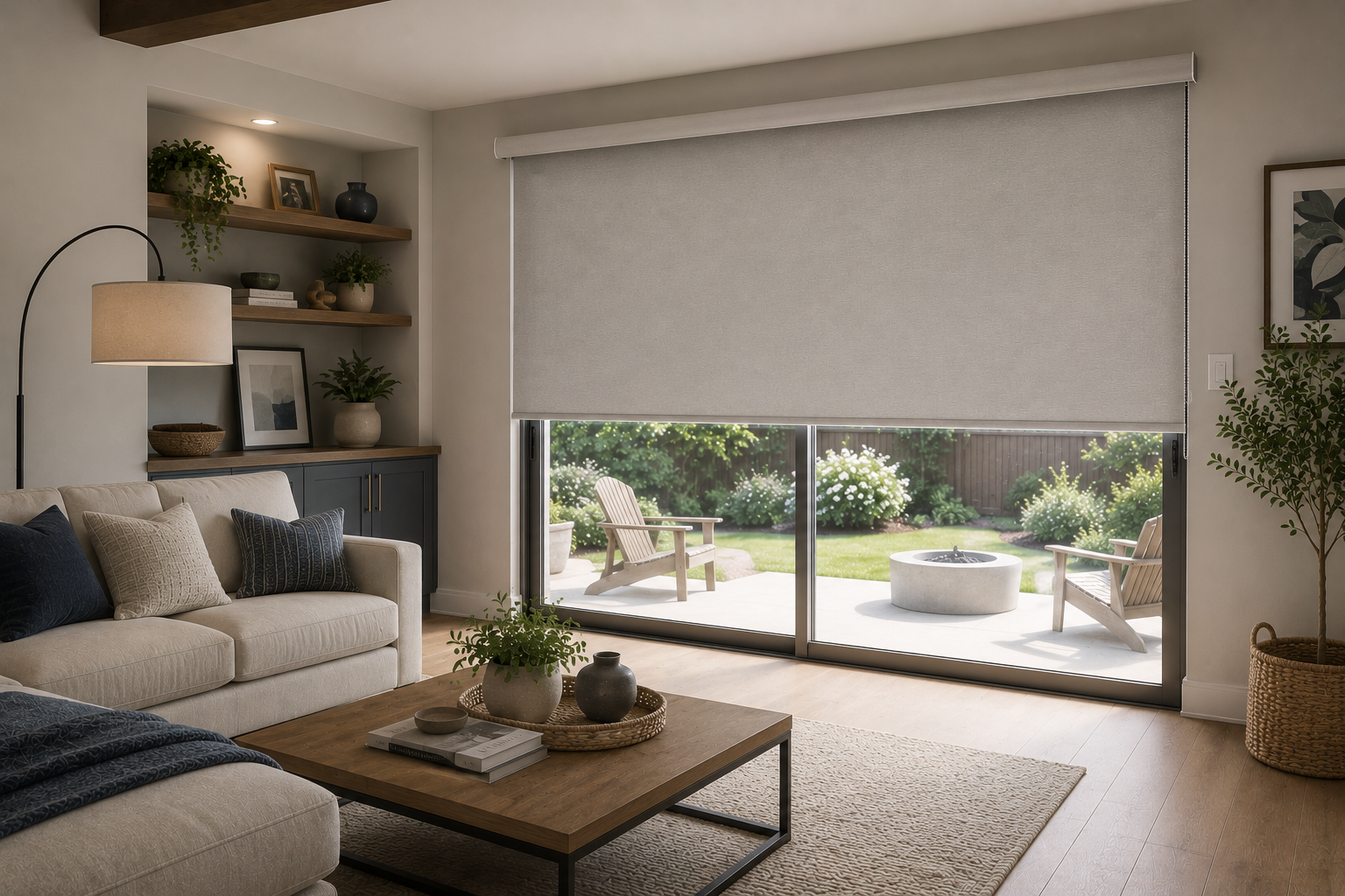Can Roller Shades Work on Sliding Glass Doors? image