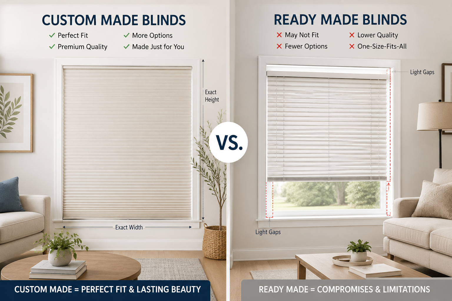 Custom Blinds vs Ready-Made Blinds: Which Is Better? image