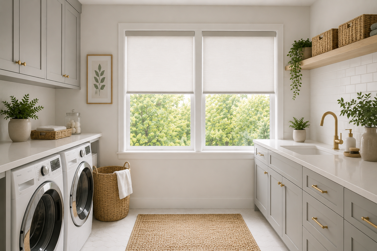 Best Window Treatments for Laundry Rooms image