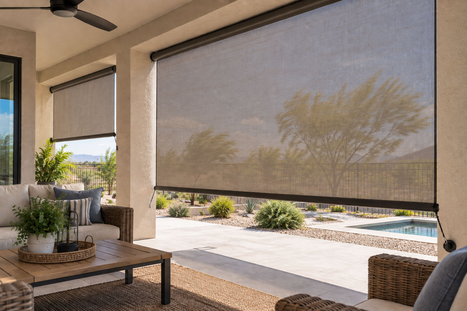How Much Wind Can Outdoor Shades Handle? image