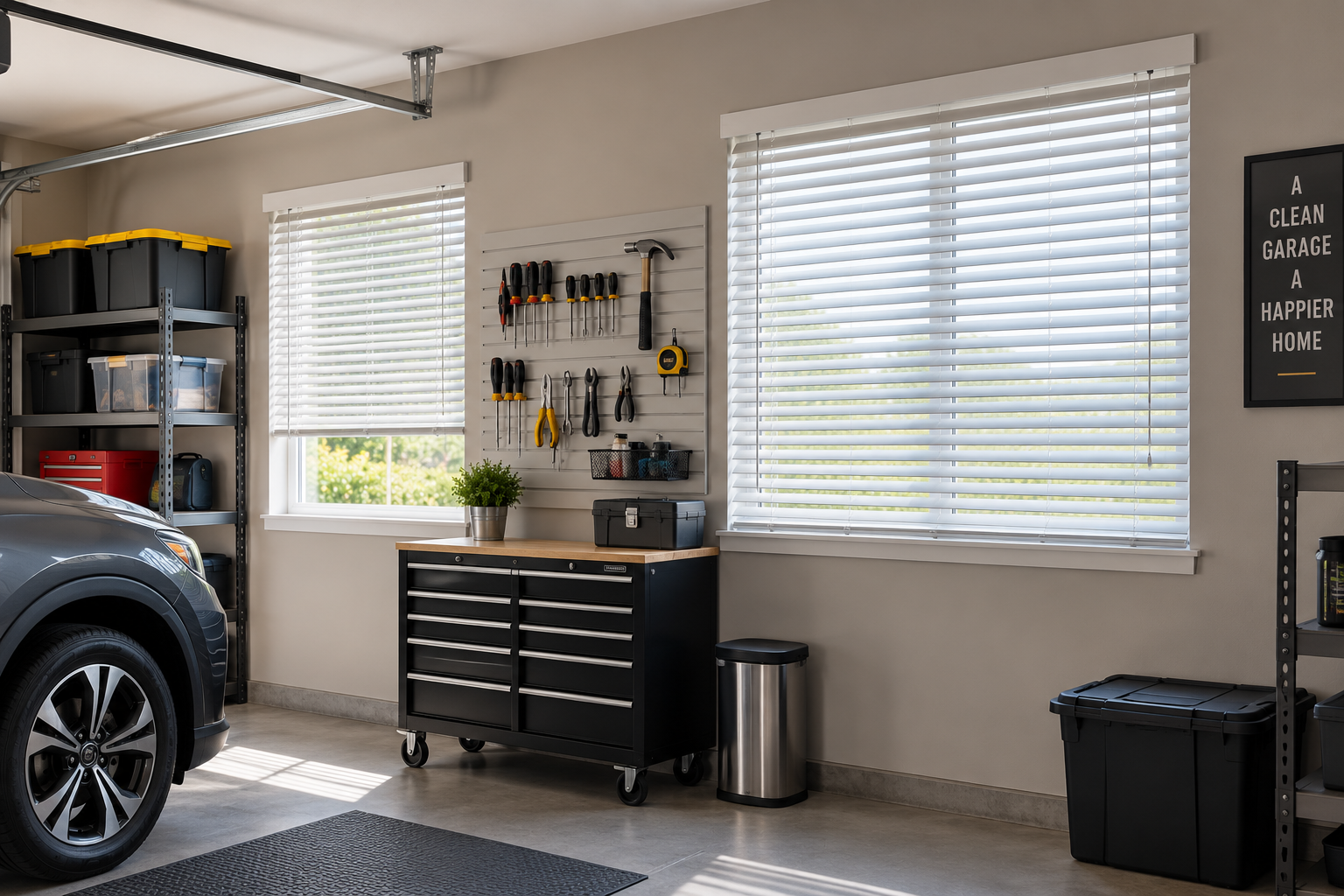 The Best Window Treatments for Garage Windows image