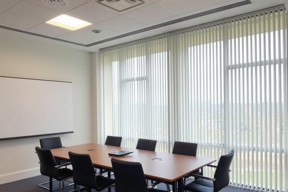 Choosing Vertical Blinds for Office Spaces: A Guide to Light Control, Privacy, and Style image