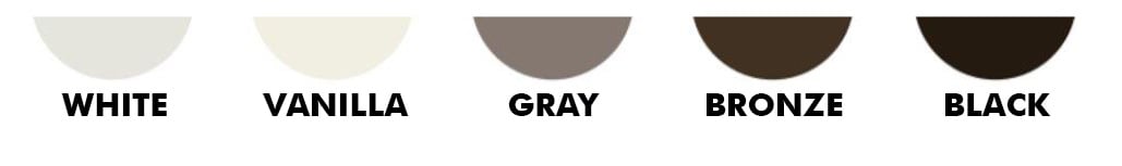 headrail colors
