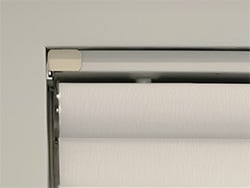 No-drill headrail installed