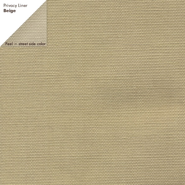 privacy liner beige