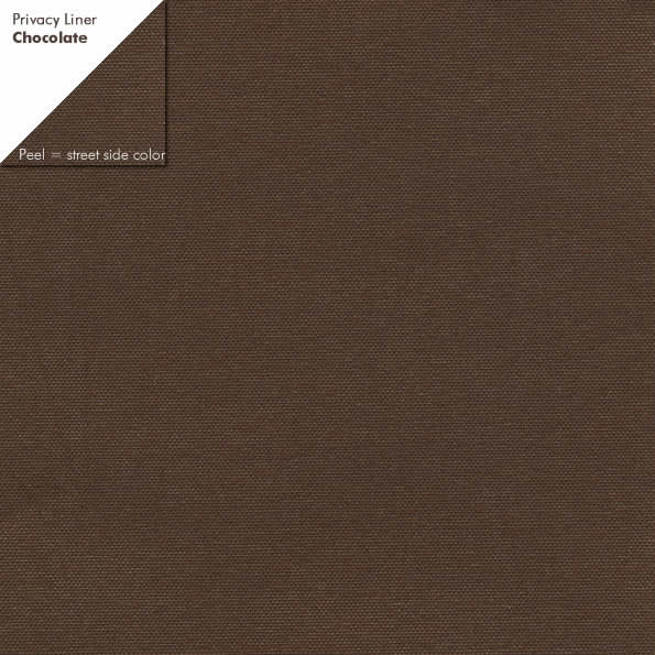 privacy liner chocolate
