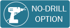 no-drill option available
