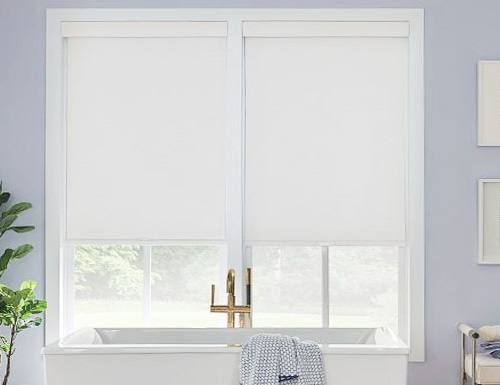 Retro Vinyl Blackout Roller Shades Color Preview