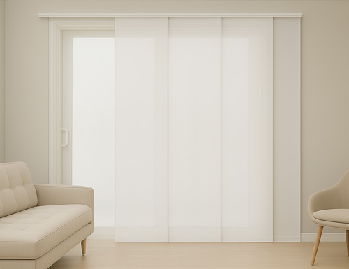 Premium Light Filtering Sliding Panels Color Preview
