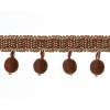 1 1/2" Globe Fringe - Maroon