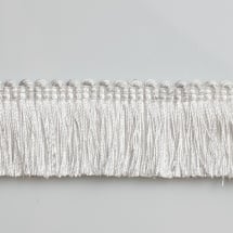 1 1/2" Brush Fringe - White