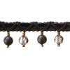 1/2" Round Bead Trim - Black