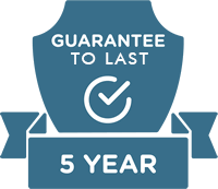 5 Year Guaranteed to Last